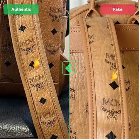 mcm bag original vs fake|bag mcm original.